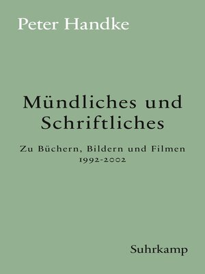 cover image of Mündliches und Schriftliches